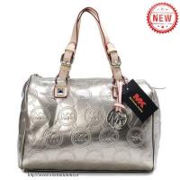 michael kors logo-print groot zilver boekentassen Roermond Online lb18h788